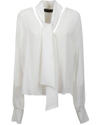 FEDERICA TOSI - Neck-Tie Blouse - Lyst
