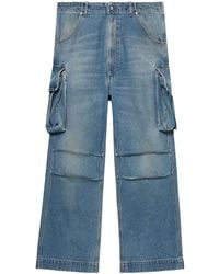 1989 STUDIO - Cargo Jeans Met Wijde Pijpen - Lyst