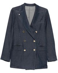 L.B.M. 1911 - Blazer Con Solapas De Pico - Lyst