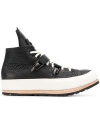artselab black leather trainers