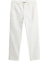 Woolrich - Garment-Dyed Straight-Leg Trousers - Lyst