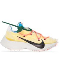NIKE X OFF-WHITE - + Off-white Vapor Street Ripstop, Suede, Mesh And Rubber Sneakers - Lyst