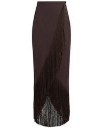 ‎Taller Marmo - El Pareo Fringe-Trimmed Skirt - Lyst