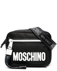 Moschino - Bolso de hombro con logo - Lyst