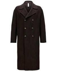 Hevò - Erchie Double-Breasted Coat - Lyst