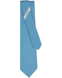 Ferragamo - Fox-print Silk Tie - Lyst