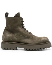 Officine Creative - Wisal Lace-up Suede Boots - Lyst
