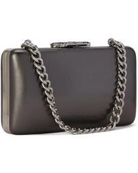 Ralph Lauren - Franki Metallic Leather Clutch Bag - Lyst