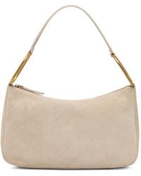 Twinset - Medium Liliane Suede-Tone Hardware Shoulder Bag - Lyst
