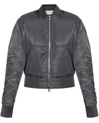 Officine Generale - Zip-Up Bomber Jacket - Lyst