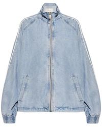 Gestuz - Gzsea Side-Stripe Denim Jacket - Lyst