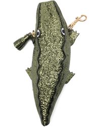 Anya Hindmarch - Pouch Con Effetto Coccodrillo - Lyst