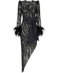 Gatti Nolli by Marwan - Sequin-Embroidered Midi Dress - Lyst