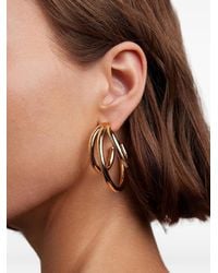 Jennifer Fisher - Triple Lilly Baby Hoop Earrings - Lyst