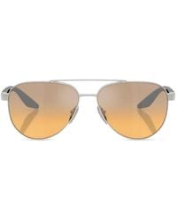Prada Linea Rossa - Pilot-Frame Sunglasses - Lyst