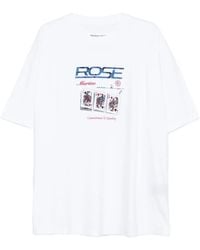 Martine Rose - Camiseta Con Motivo De Cartas - Lyst