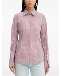 Patrizia Pepe - Striped Shirt - Lyst