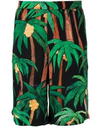 Endless Joy - Palm Tree-print Bermuda Shorts - Lyst