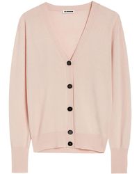 Jil Sander - Cashmere V-Neck Cardigan - Lyst