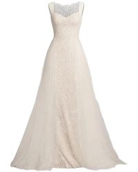 Tadashi Shoji - Alamo Dot Embroidered Bridal Gown - Lyst