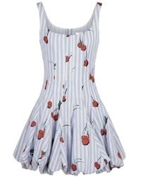 Monse - Cherry-Print Bubble Mini Dress - Lyst