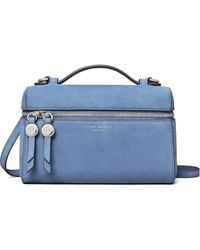 Tory Burch - Romy Nubuck Slim Top Handle - Lyst