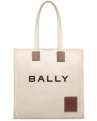 Bally - Akelei Shopper mit Logo-Print - Lyst