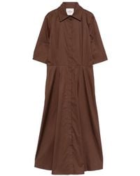 CRI.DA - Baldo Collared Midi Dress - Lyst