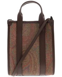 Etro - Verticale Xs Paisley-Print Tote Bag - Lyst