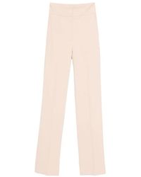 Elisabetta Franchi - Pantalon Évasé À Taille Haute - Lyst