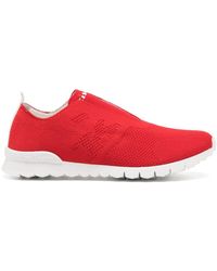 Kiton - Knitted-upper Slip-on Sneakers - Lyst