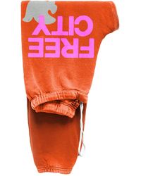 Freecity - Logo-Print Track Pants - Lyst