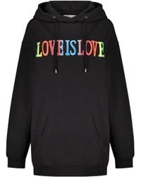 Alberta Ferretti - Sudadera con capucha de algodón - Lyst