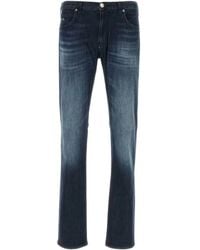 Emporio Armani - Jeans Met Toelopende Pijpen - Lyst