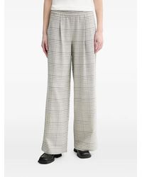 Marc O' Polo - Checked Pleated Trousers - Lyst