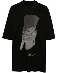 Rick Owens - Ron Jumbo Ss Katoenen T-shirt - Lyst