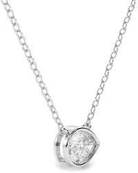 Diamond Essentials - Diamond-Pendant Necklace - Lyst
