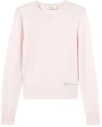 Blumarine - Logo-Embroidered Sweater - Lyst