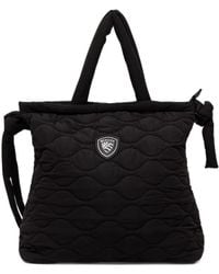 Blauer - Quilted Logo-Patch Tote Bag - Lyst