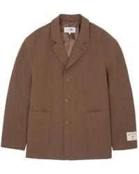MM6 by Maison Margiela - Blazer En Laine Mélangée - Lyst