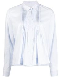 Bonpoint - Pleated Cotton Shirt - Lyst