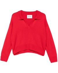 Soft Goat - Polo-Collar Knitted Sweater - Lyst