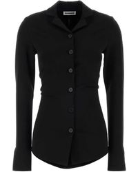 Jil Sander - Chemise À Détails De Pompons - Lyst