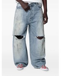 DAGGER - Johnny Distressed-Finish Jeans - Lyst
