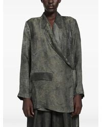 Uma Wang - Wrap-Fastening Blazer - Lyst