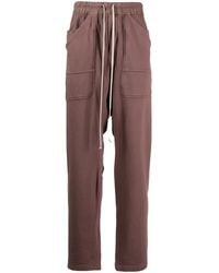 Rick Owens - Drawstring-Waistband Drop-Crotch Trousers - Lyst