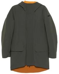 Rrd - Hooded Zip-Up Coat - Lyst