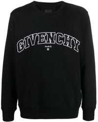 Givenchy - Logo-print Crew-neck Sweatshirt - Lyst