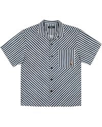 Mosso Sunwear - Striped Short-Sleeve Shirt - Lyst