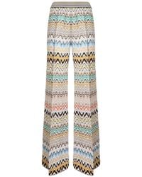 Missoni - Chevron Knit Trousers - Lyst